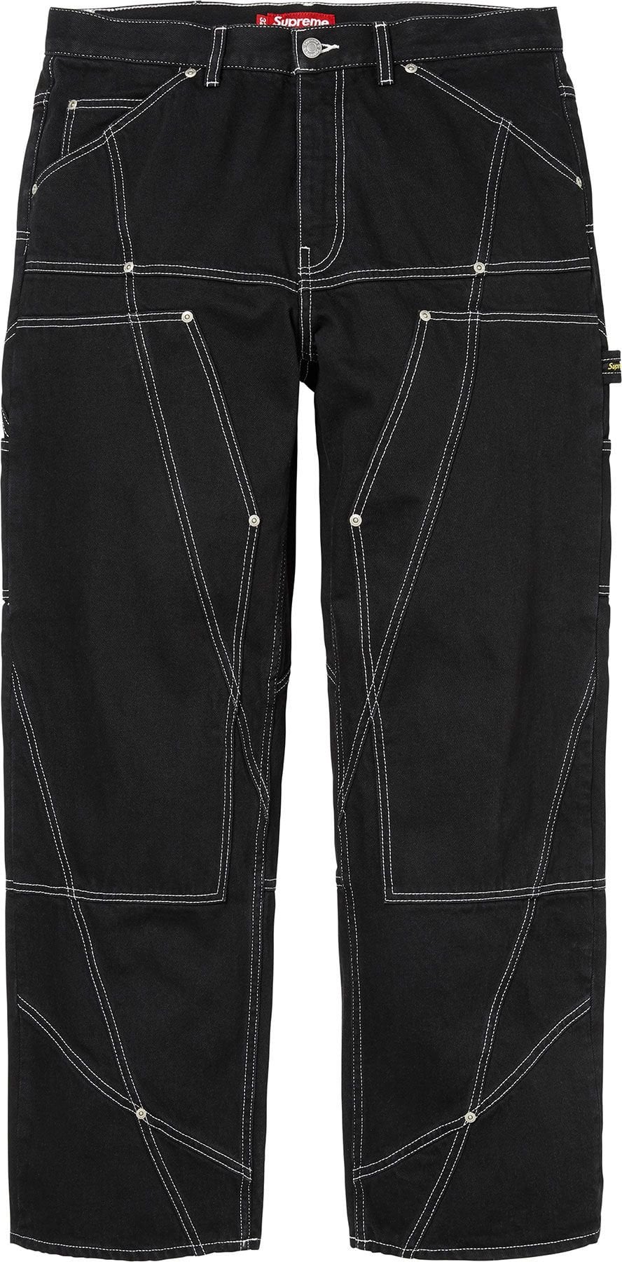 Paneled Double Knee Painter Pant view 4